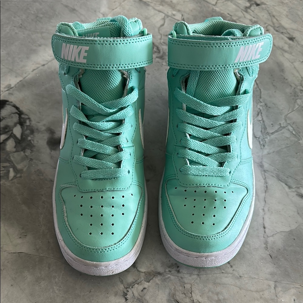 Nike Kids High-Top Sneakers - Mint Green